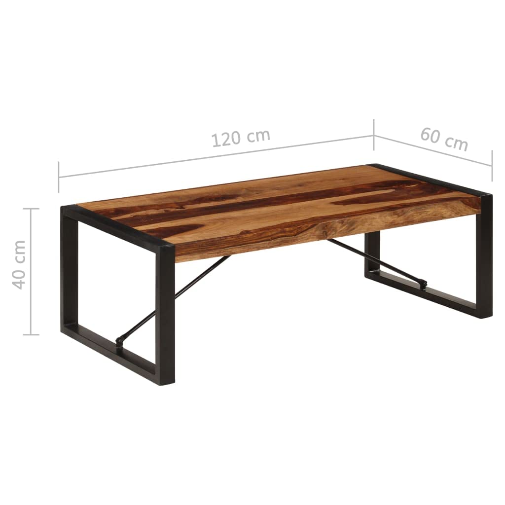 47.2"x23.6"x15.7" Solid Sheesham Wood Coffee Table U61666