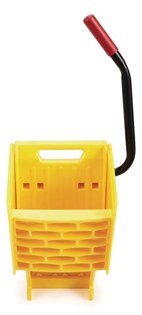26 Qt. Side-Press Mop Bucket and Wringer Combo on Wheels, Yellow Q3204