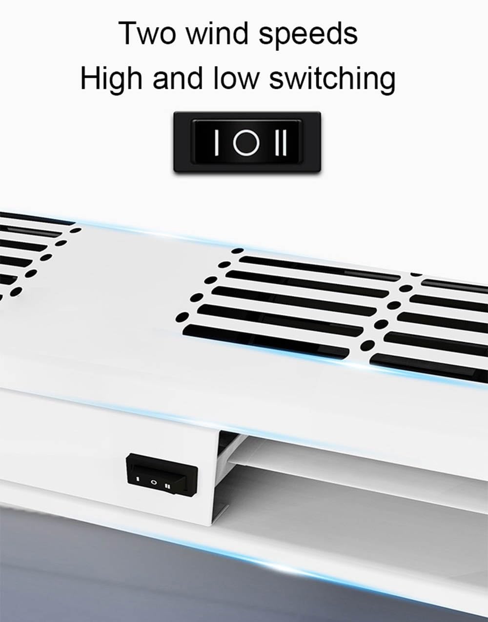 Over Door Air Curtain Fan, 2 Wind Speeds, 100cm B157600