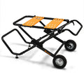 Portable Foldable Table Saw Stand with 8 Inch Wheels V87079