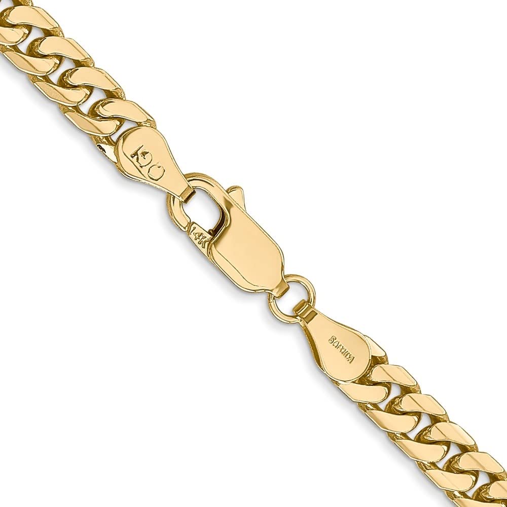 14K Yellow Gold Cuban Link Chain Necklace L2790