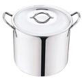 12 Quart Stainless Steel Stock Pot with Metal Lid D254