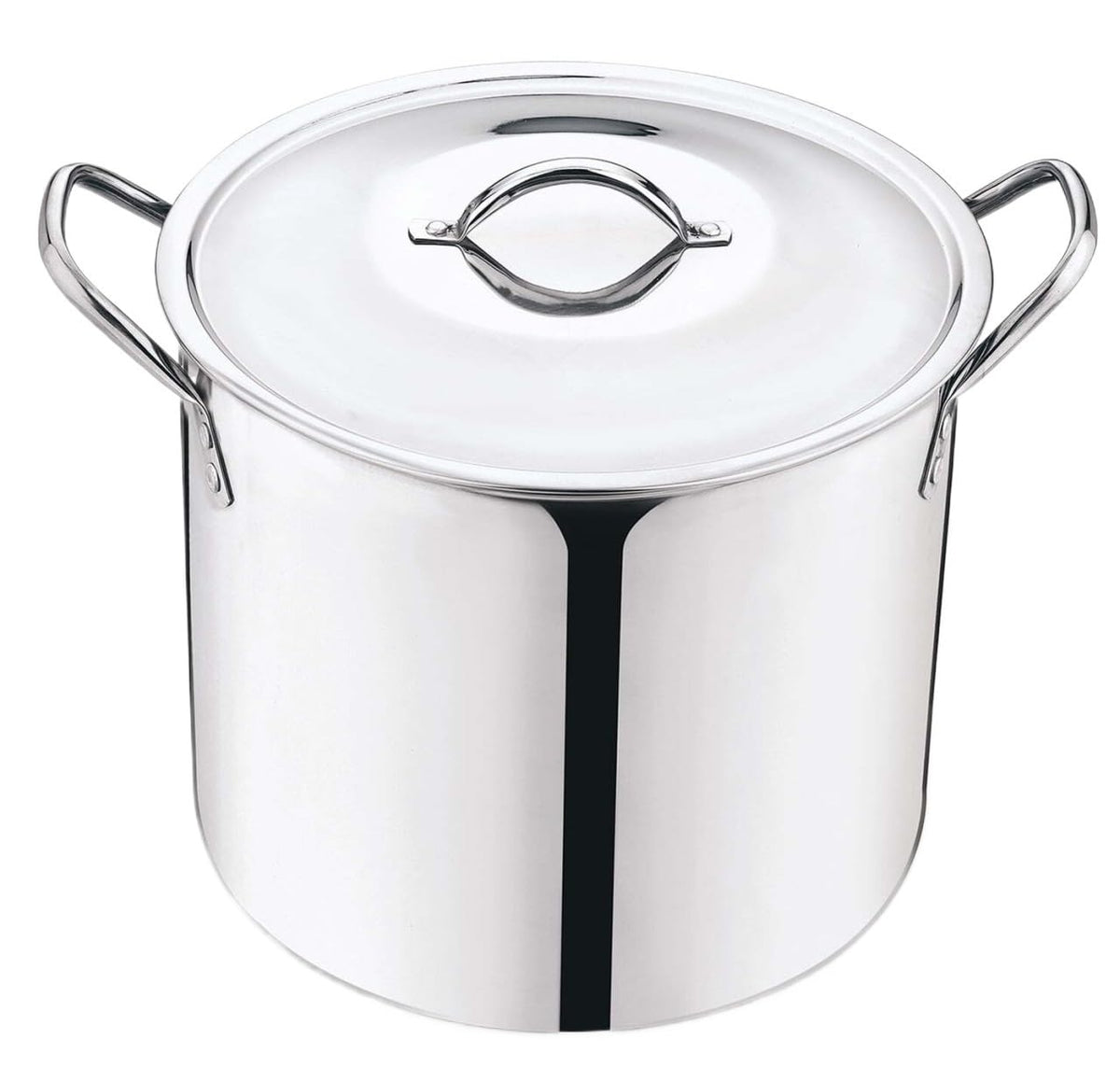 12 Quart Stainless Steel Stock Pot with Metal Lid D254