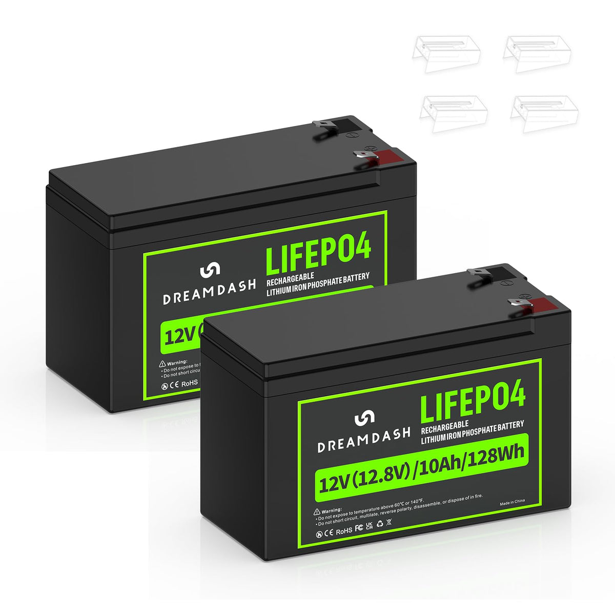 12V 10Ah LiFePO4 Lithium Battery A51853