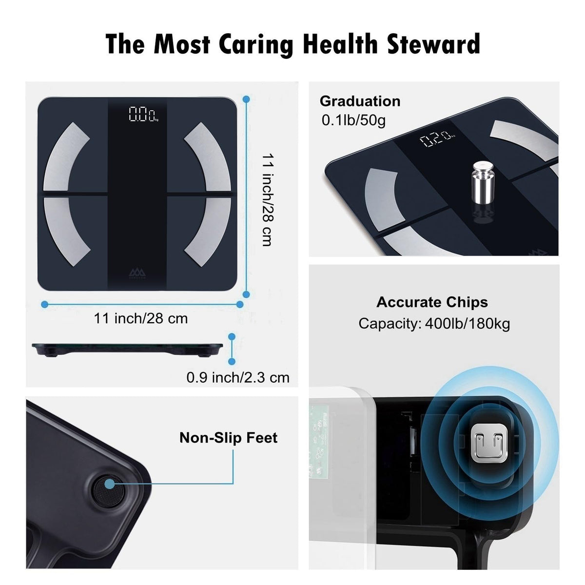 Smart Body Weight & Fat Scale with App N7199