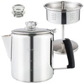 Stainless Steel Stove Top Percolator Coffee Pot 6 Cup C926