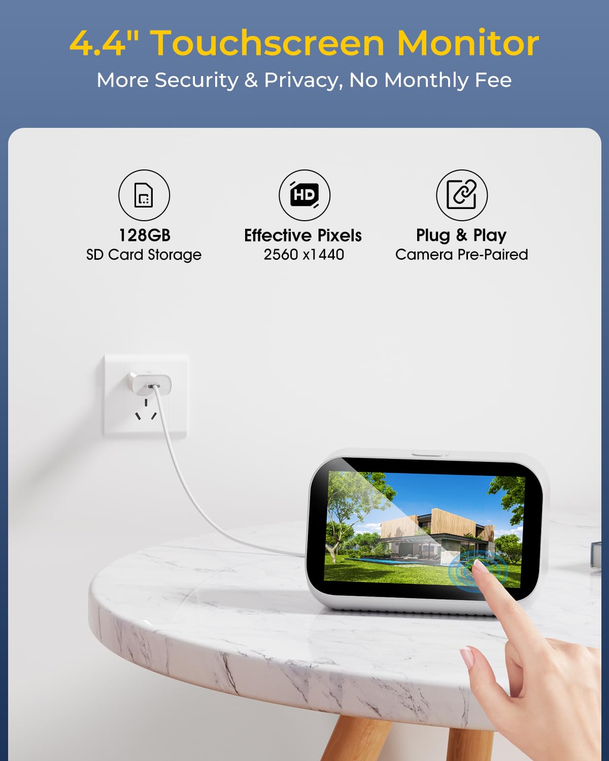 4 Cam Wireless Solar Security Camera System A817