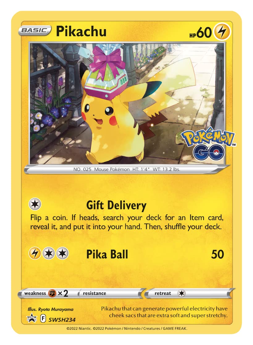 Pokémon TCG GO Tin 2 Foil Cards & 4 Booster Packs N776