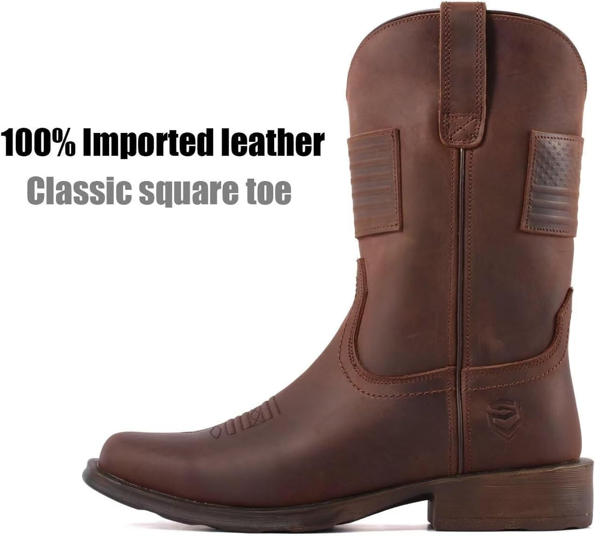 10 Inch Western Cowboy Work Boots A320590