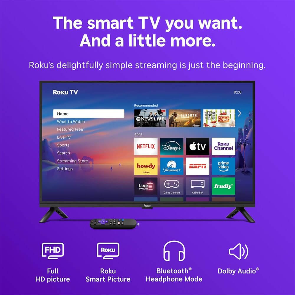 40 inch 1080p LED Smart TV T1305