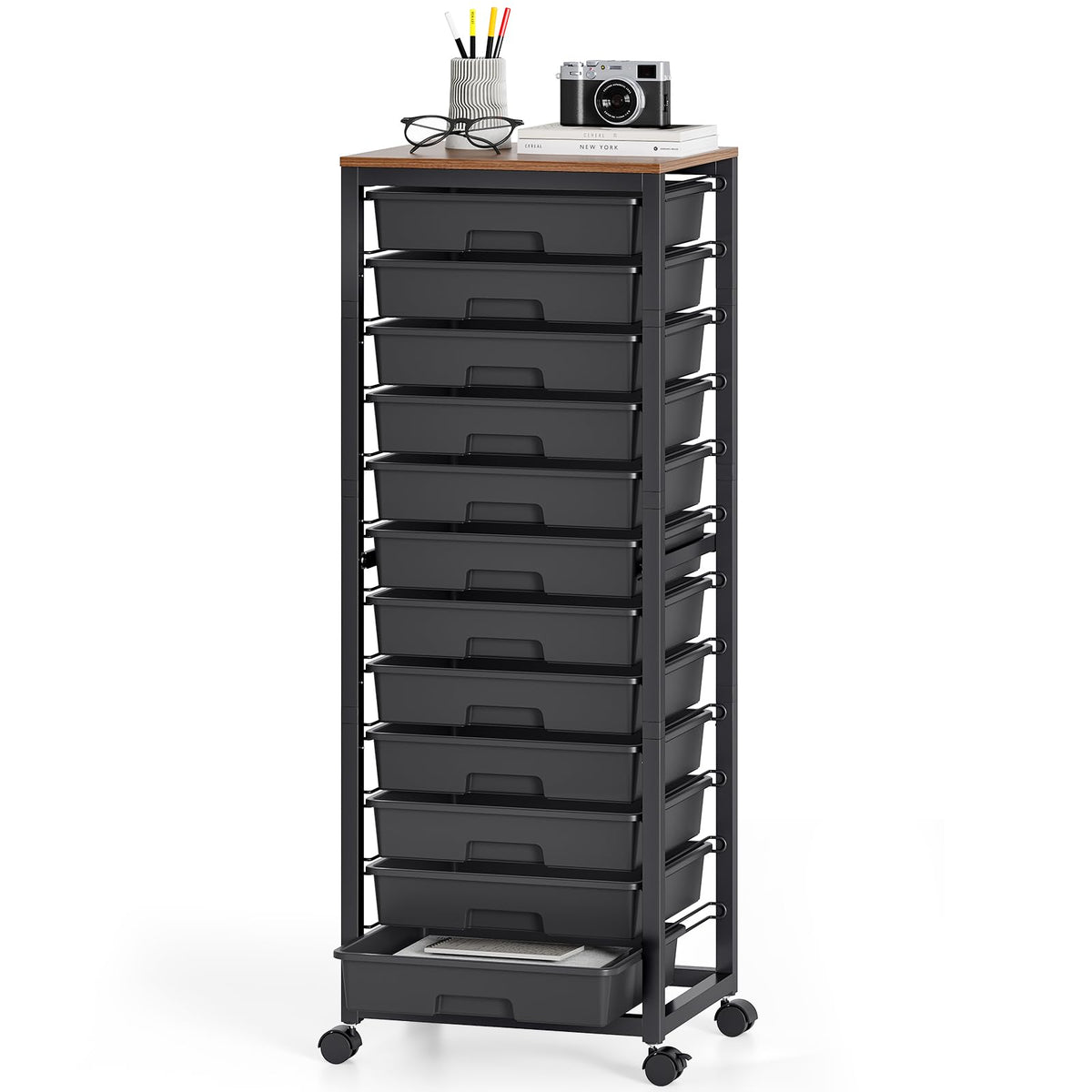 Rolling Cart with 12 Drawers D46056