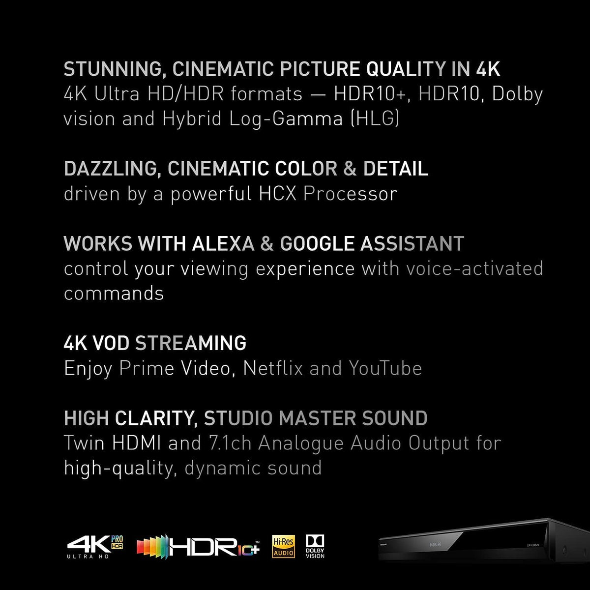 Ultra HD Blu-ray Player U116