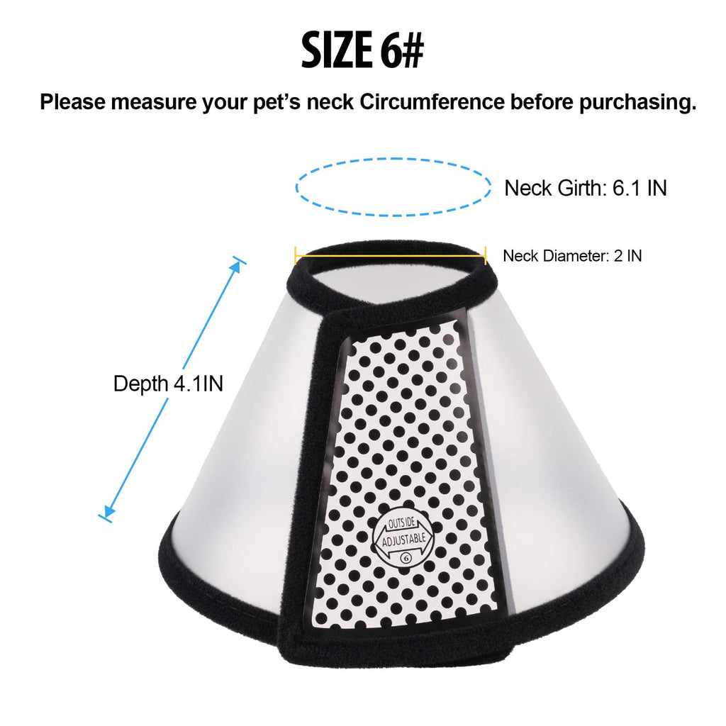 Adjustable Plastic Recovery Pet Cone X142083
