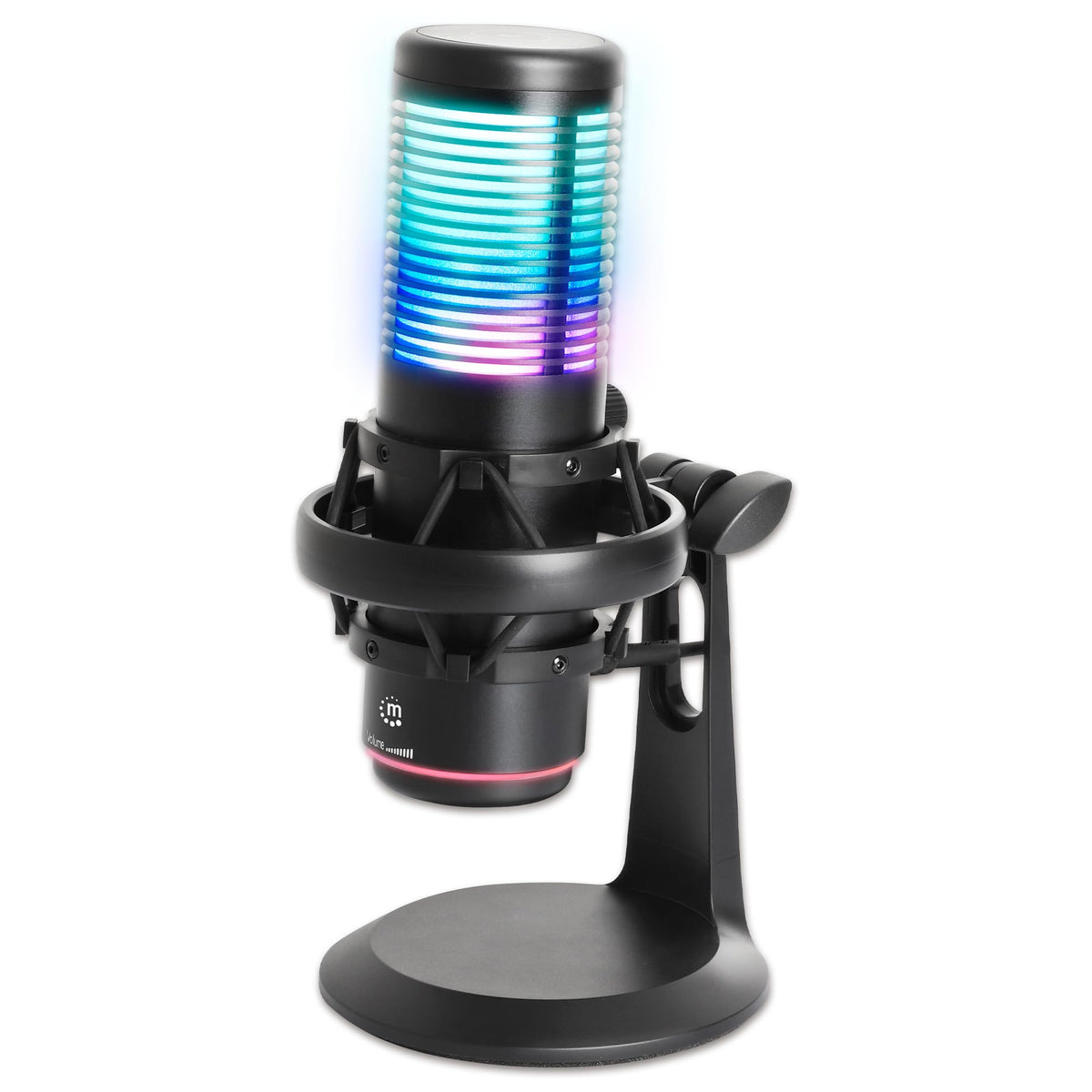 RGB USB Gaming Microphone with Shock Mount X377