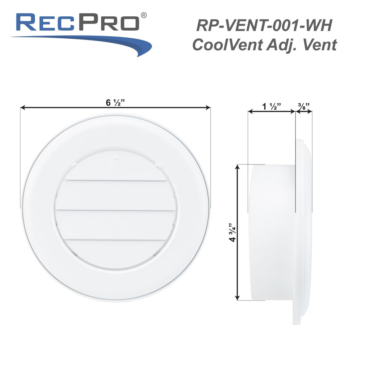 RV Ceiling Air Vent 5 Pack I554107