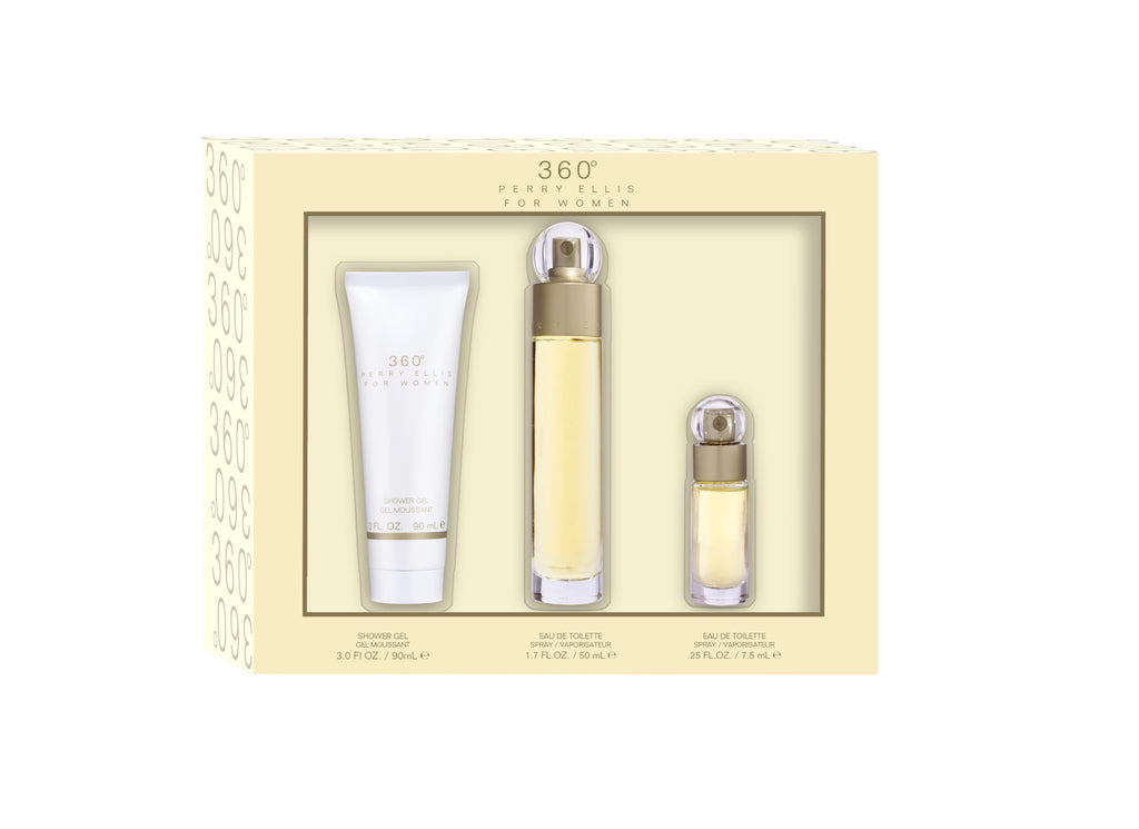 3 Pc Gift Set 1.7oz EDT Spray, 3oz Shower Gel, 0.25oz EDT Spray A351051
