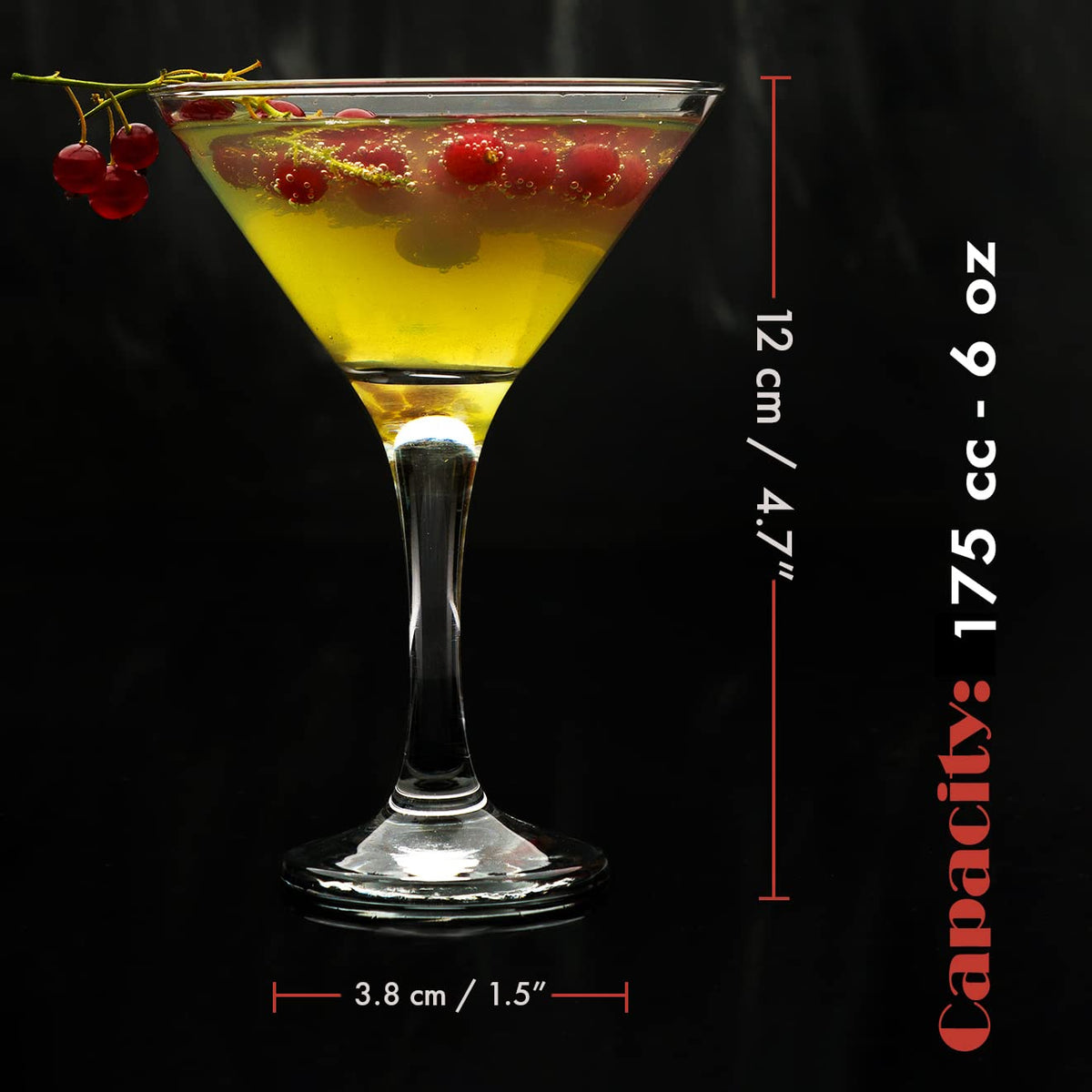 6oz Martini Glasses Q5472
