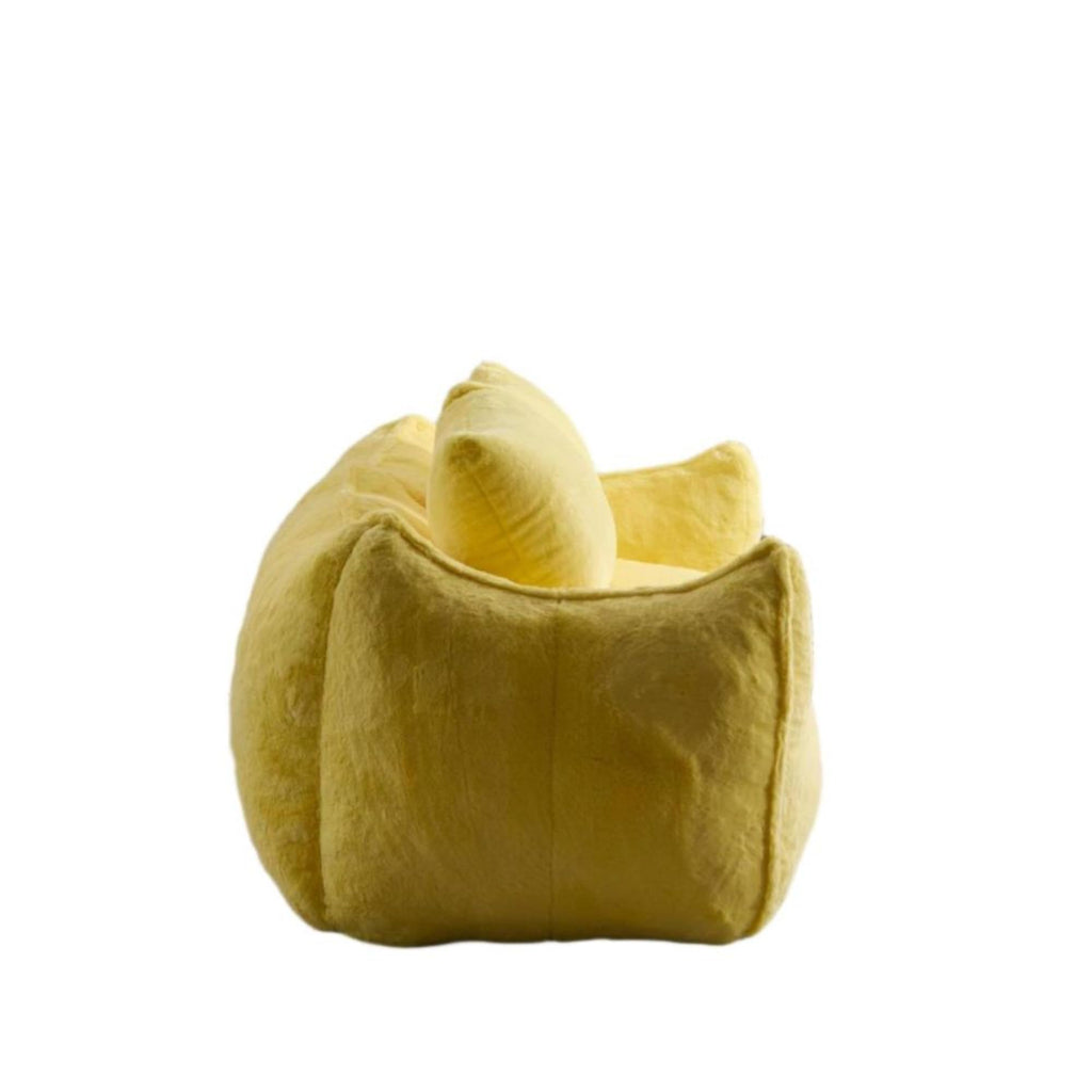 Oversized Faux Fur Memory Foam Bean Bag Sofa H1567