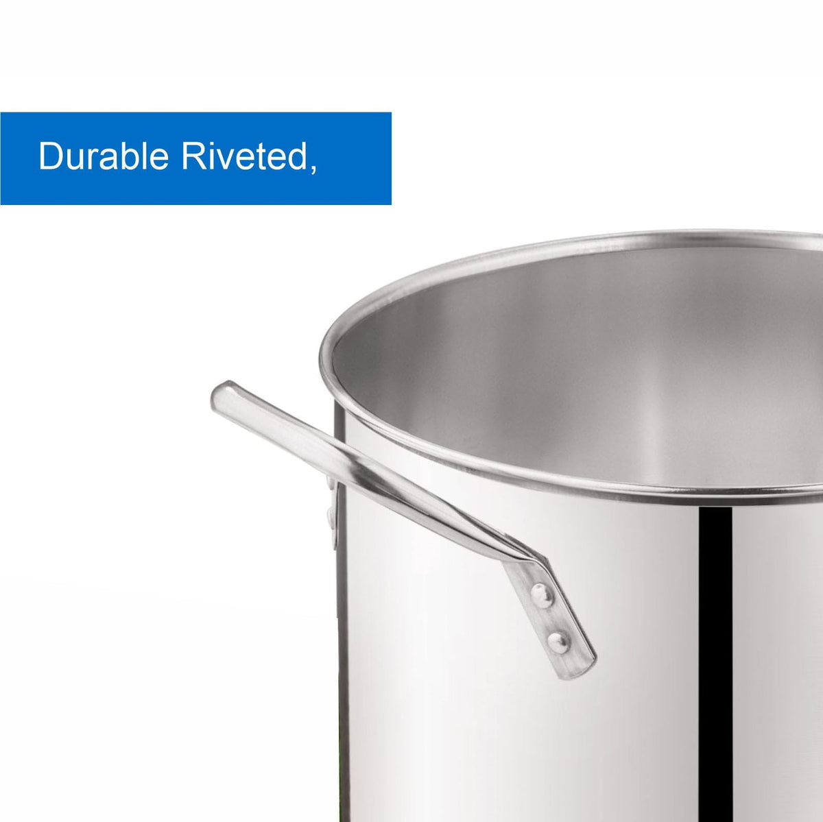 12 Quart Stainless Steel Stock Pot with Metal Lid D254
