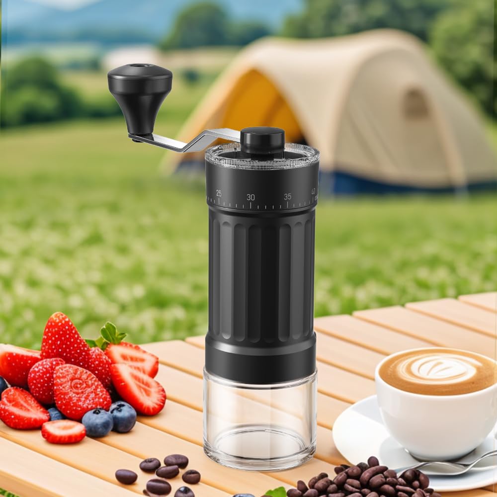 Portable Conical Burr Coffee Grinder 25g Ceramic Burrs J961936