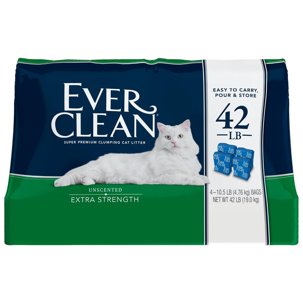 Extra Strength Clumping Unscented Cat Litter 42 lbs R6126