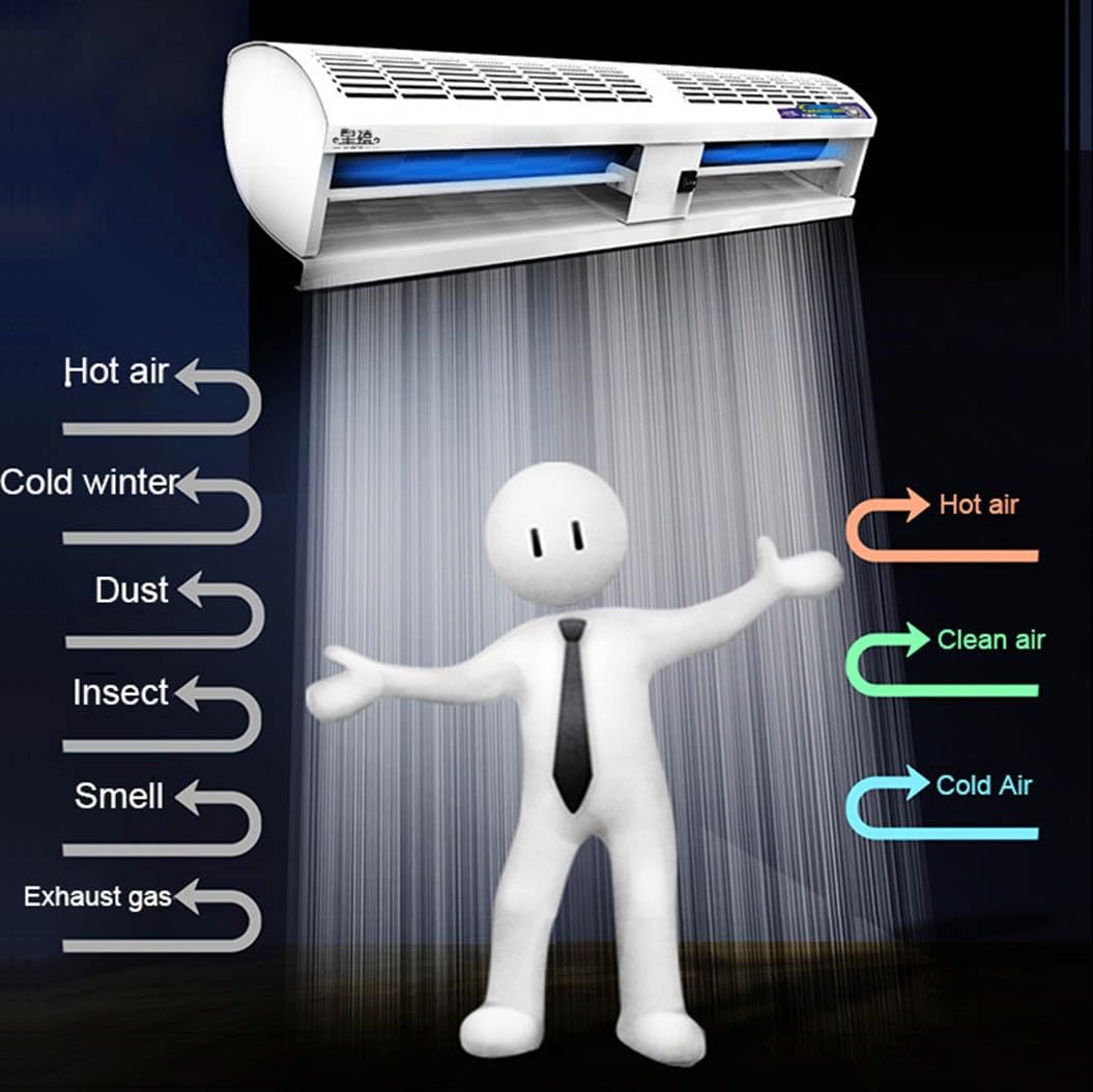 Over Door Air Curtain Fan, 2 Wind Speeds, 100cm B157600
