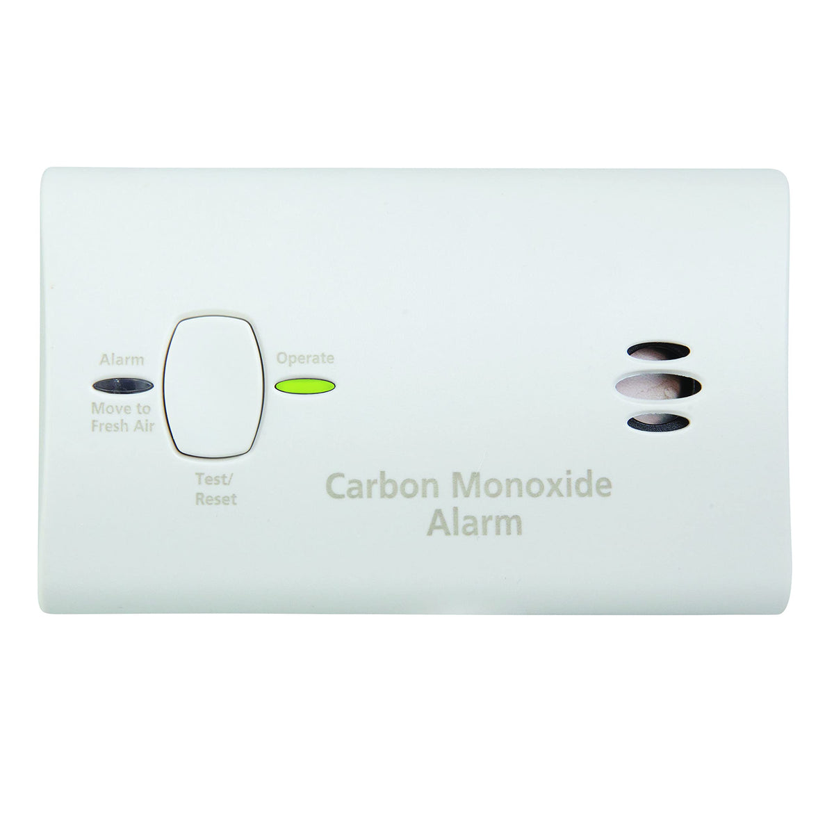Carbon Monoxide Detector, Battery Powered CO Alarm N723