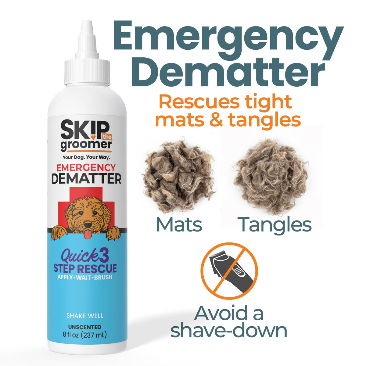 Dematting Cream for Dogs 8 oz P612022