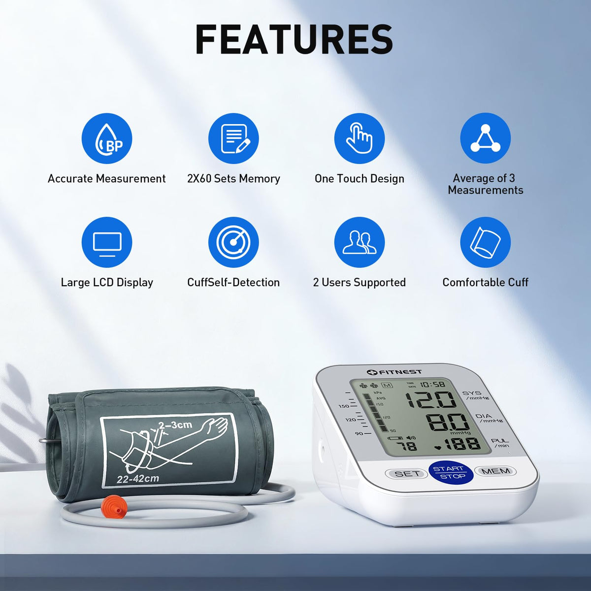 Blood Pressure Monitor A586