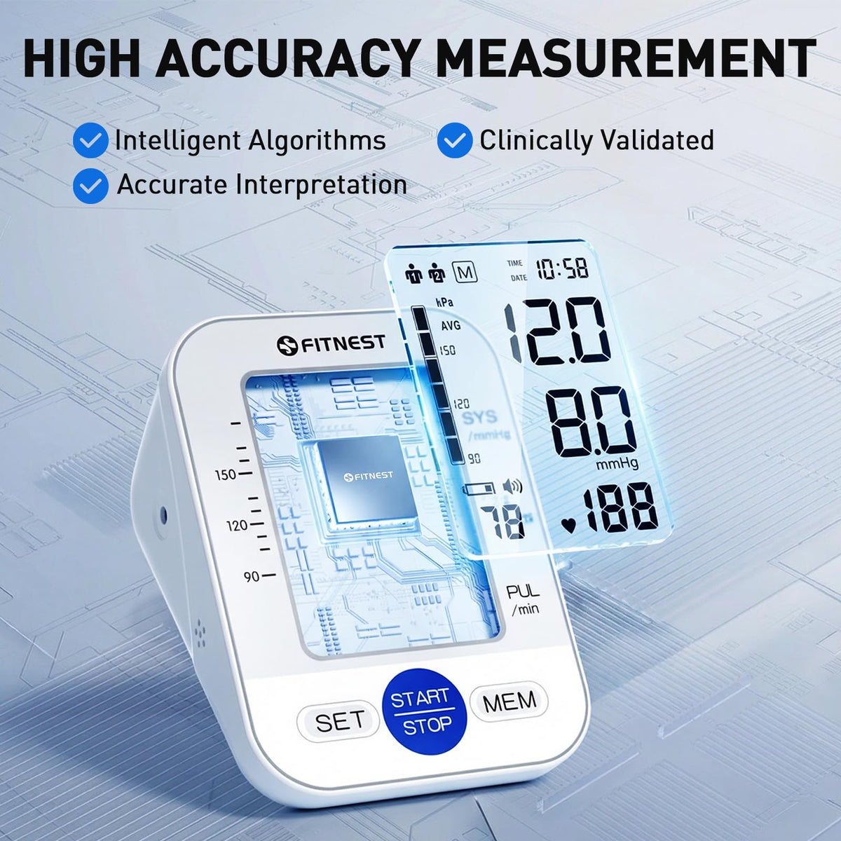 Blood Pressure Monitor A586