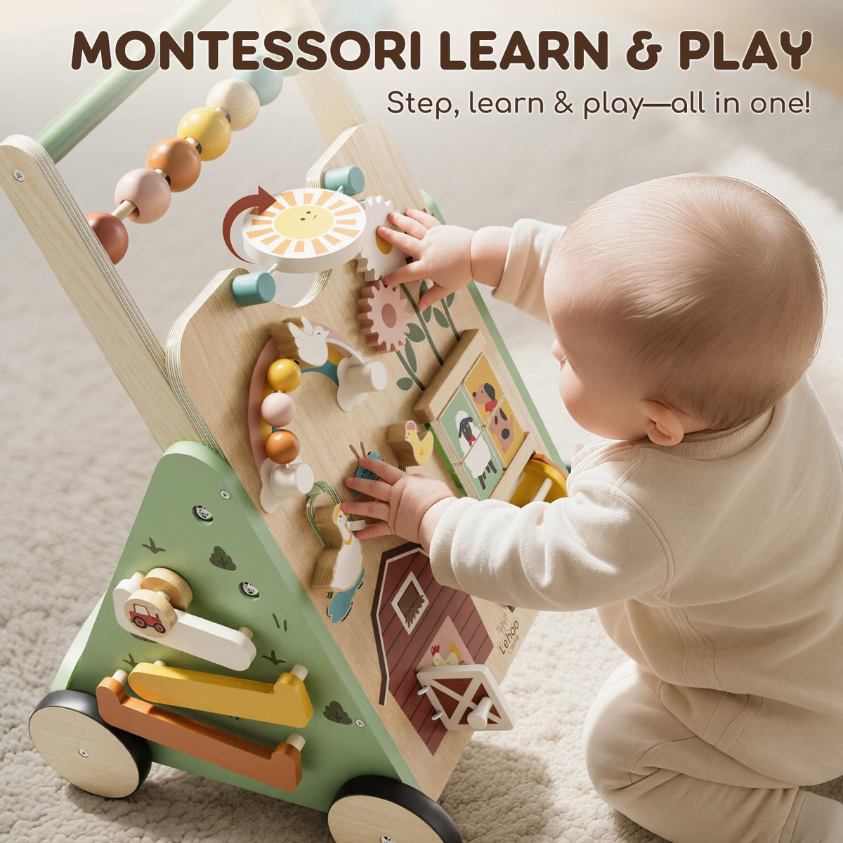 Wooden Baby Walker J8526