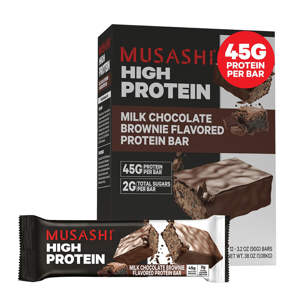 High Protein Bar Milk Chocolate Brownie M819178