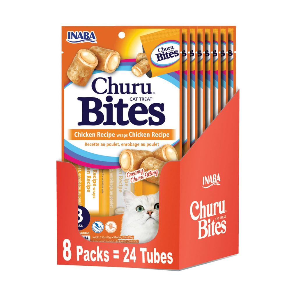 Soft Chewy Baked Chicken Cat Treats with Vitamin E, 24 Tubes V78077