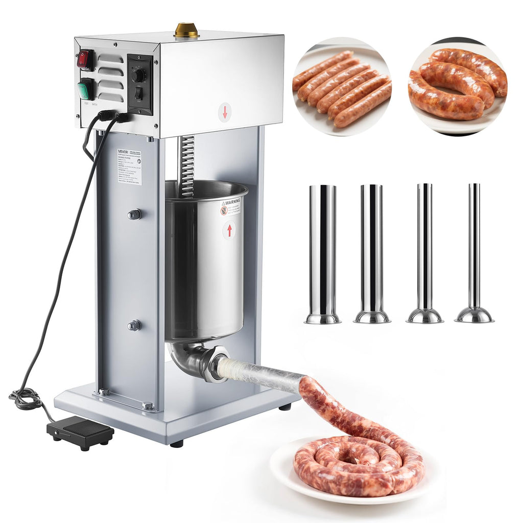 Electric Stainless Steel Sausage Stuffer with Foot Pedal Y822172