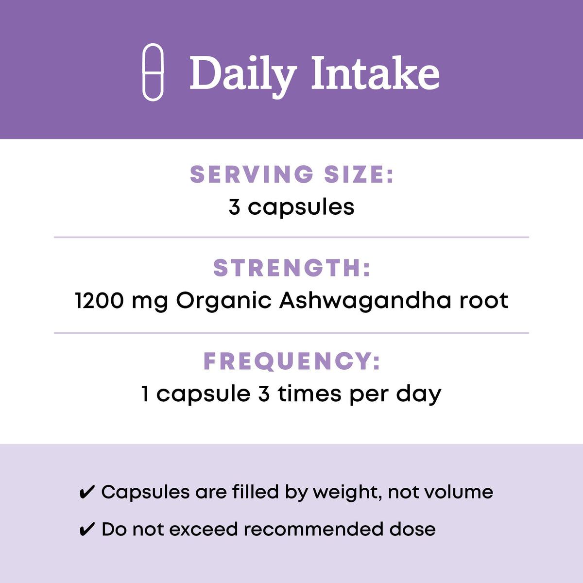 Organic Ashwagandha Herbal Supplements 180 Count E237339