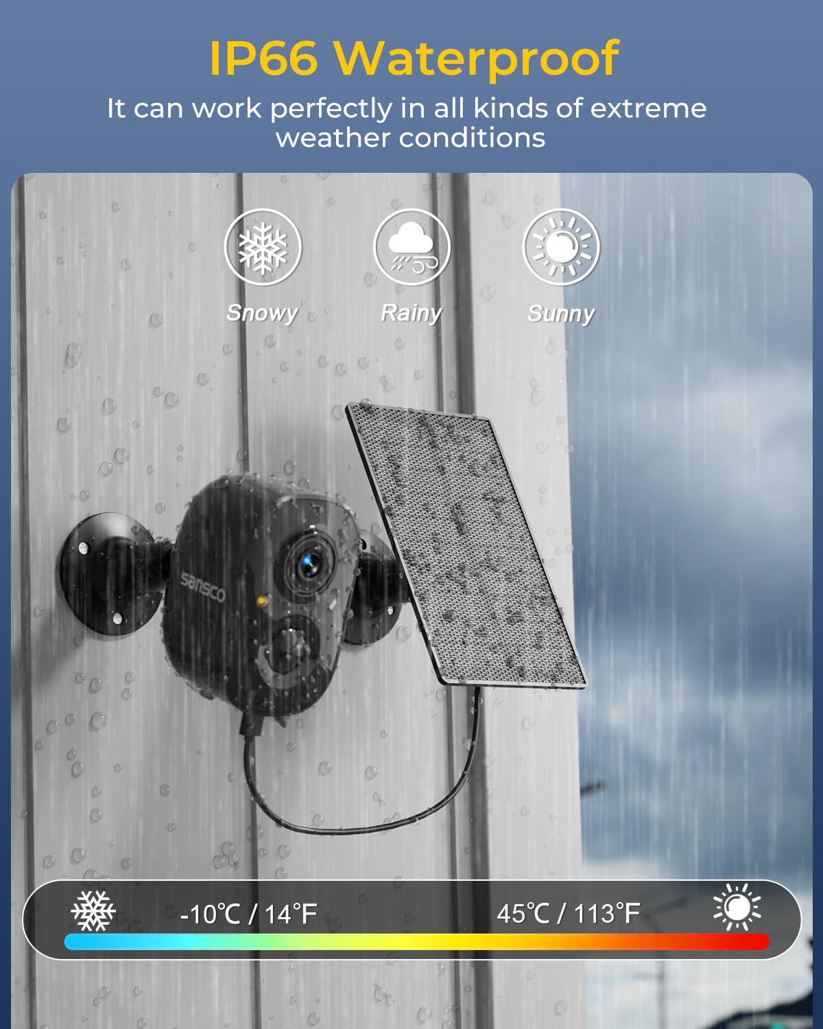 4 Cam Wireless Solar Security Camera System A817