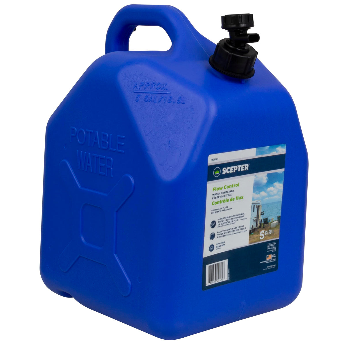 5 Gal Water Jug with Spigot H285358