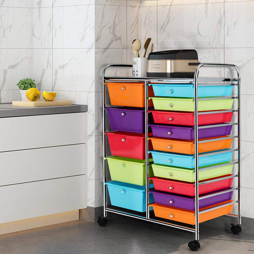 15 Drawer Rolling Storage Cart U656754