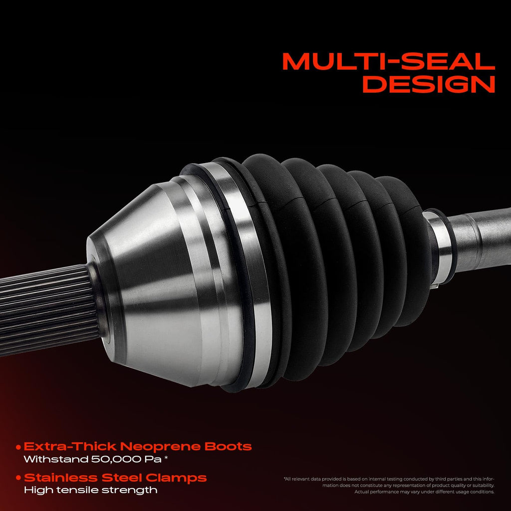 Set of 2 Front CV Axle Shaft Assembly M2594