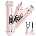 Waterproof Rechargeable Electric Razor with 2 Heads O9435