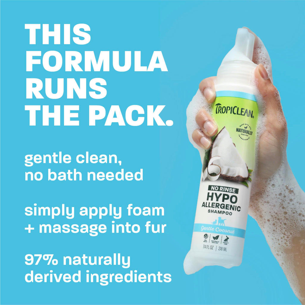 Hypoallergenic Waterless Dog Shampoo 7.4oz L68010