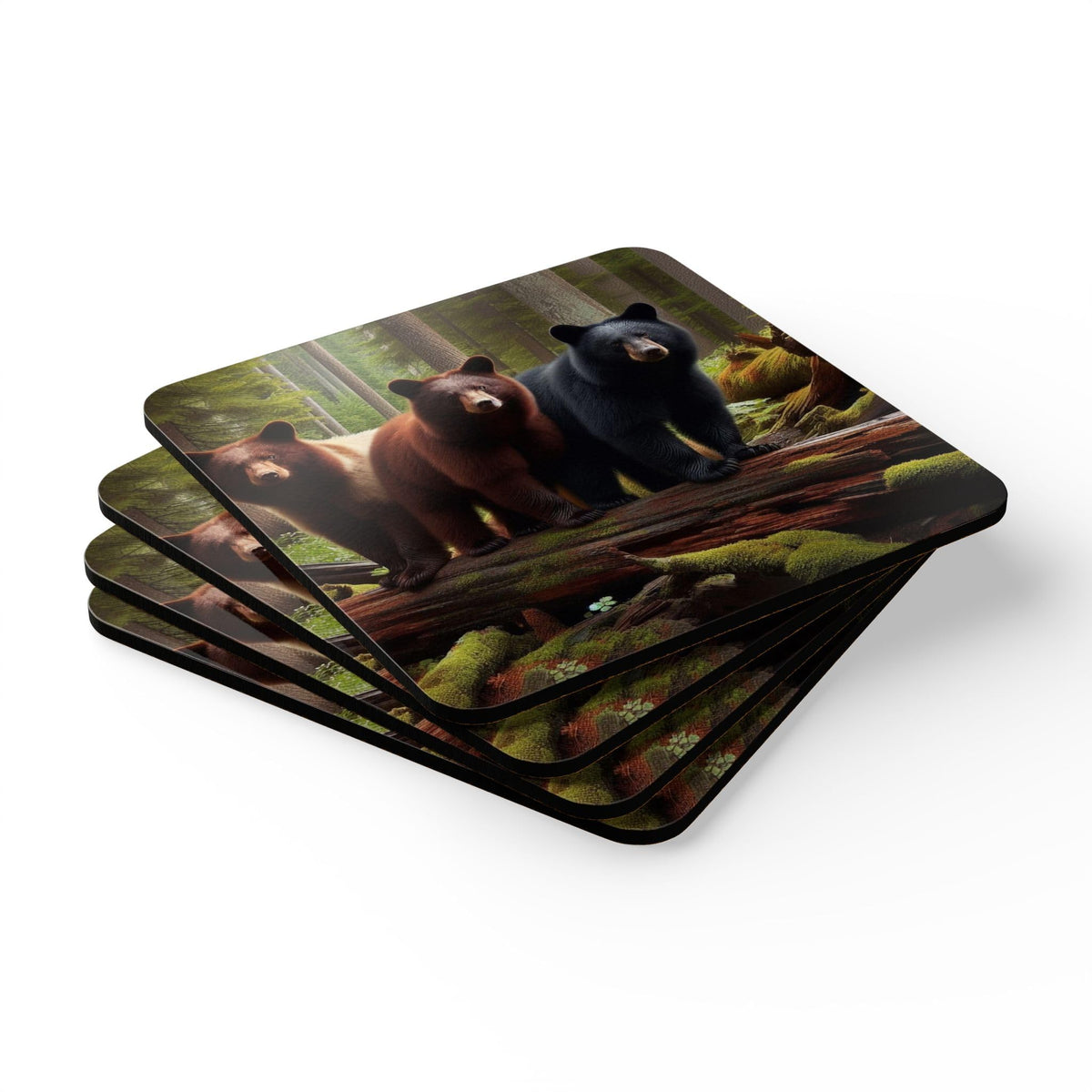 Black Bear Coasters Set of 4 Q20648