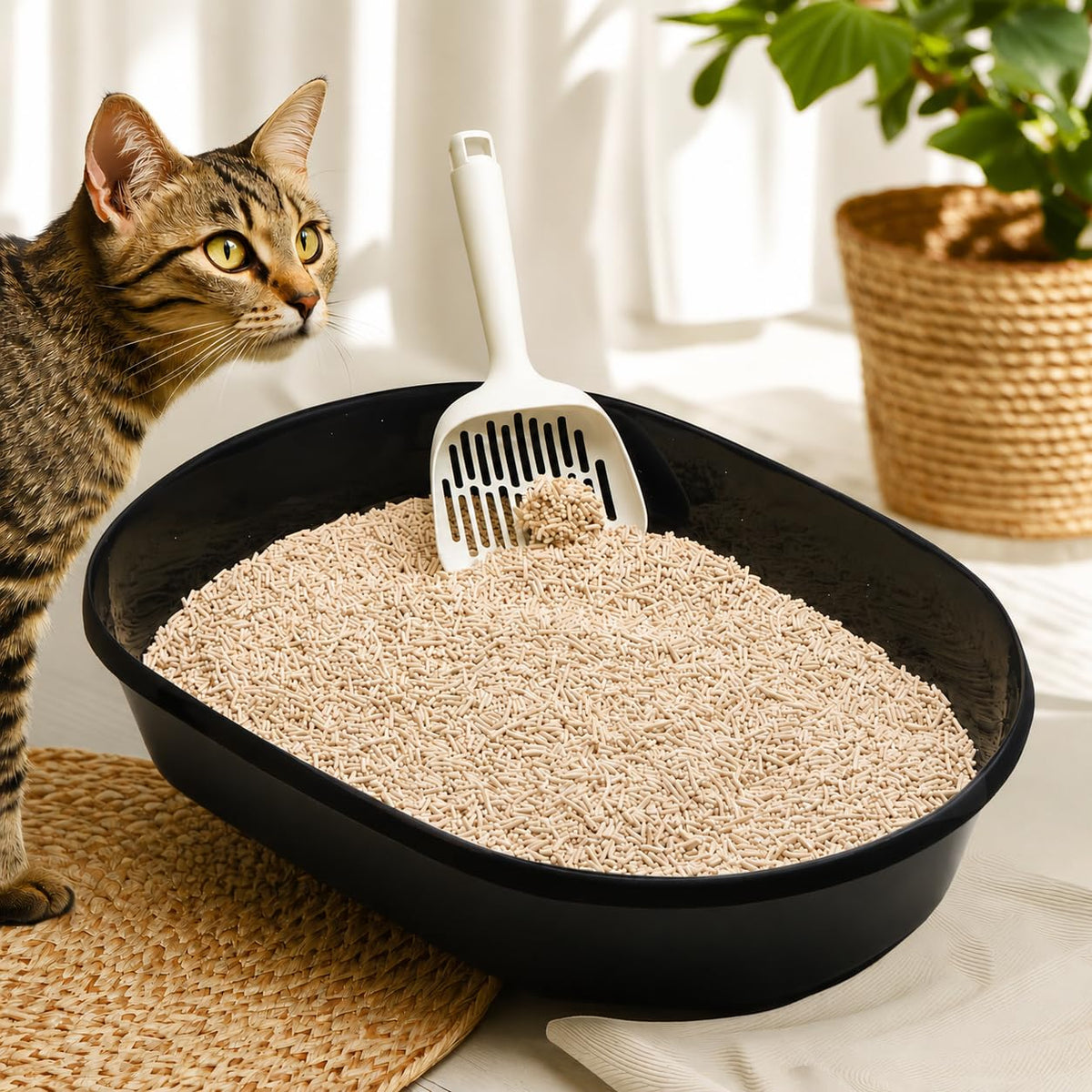Tofu Cat Litter Low Dust Clumping Odor Control 10 LBS D245291