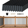50 Pack 32" Black Aluminum Square Deck Balusters M18177