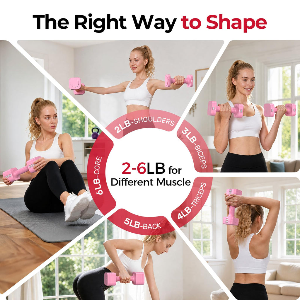 5-in-1 Adjustable Dumbbell Set Q47650