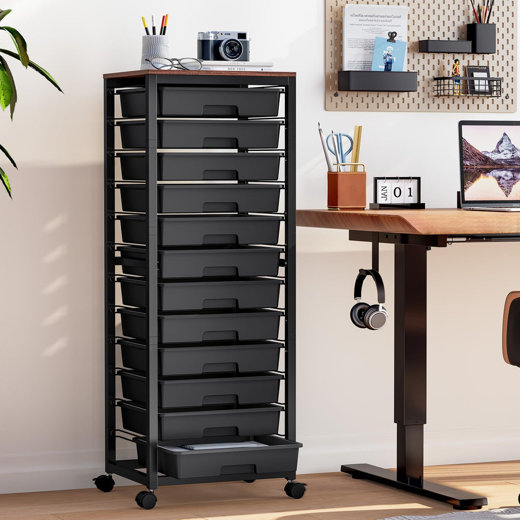 Rolling Cart with 12 Drawers D46056