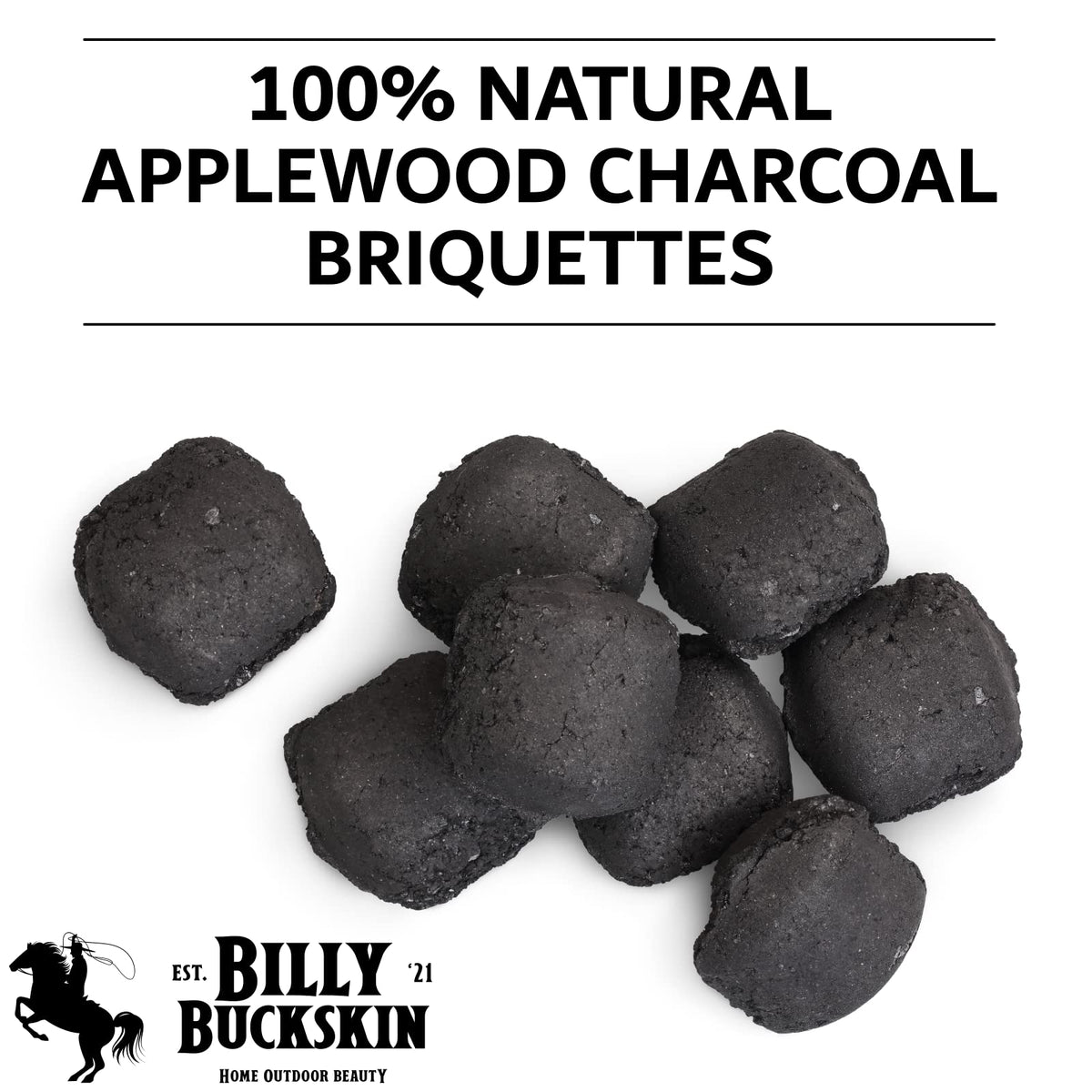 Oak & Applewood Charcoal Briquettes 6.5 Lb O44217