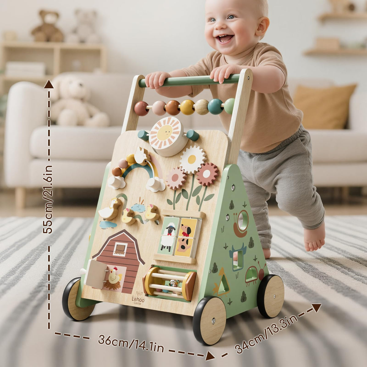 Wooden Baby Walker J8526