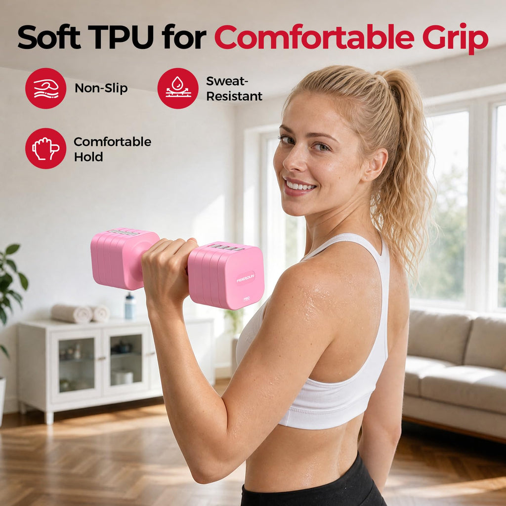 5-in-1 Adjustable Dumbbell Set Q47650