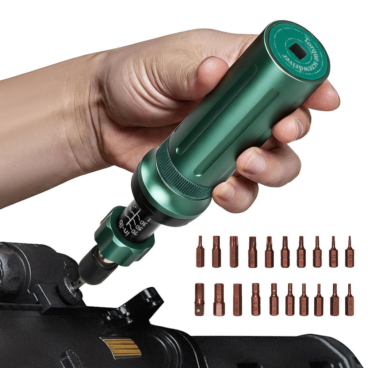10-70 in-lb 1/4" Drive 24 PCS Torque Screwdriver Set A887450